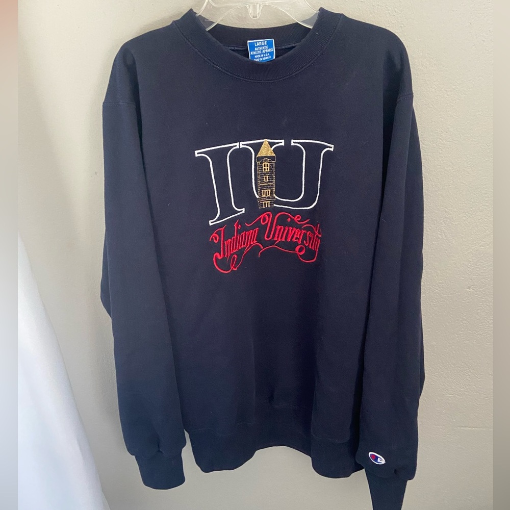Vintage Indiana University IU Crewneck Sweatshirt